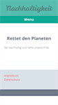 Mobile Screenshot of nachhaltigkeit.org